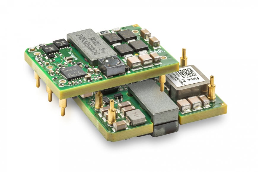 Flex announces the PKU4116HD series 1/16th brick DC/DC converter for RFPA and PoE applications